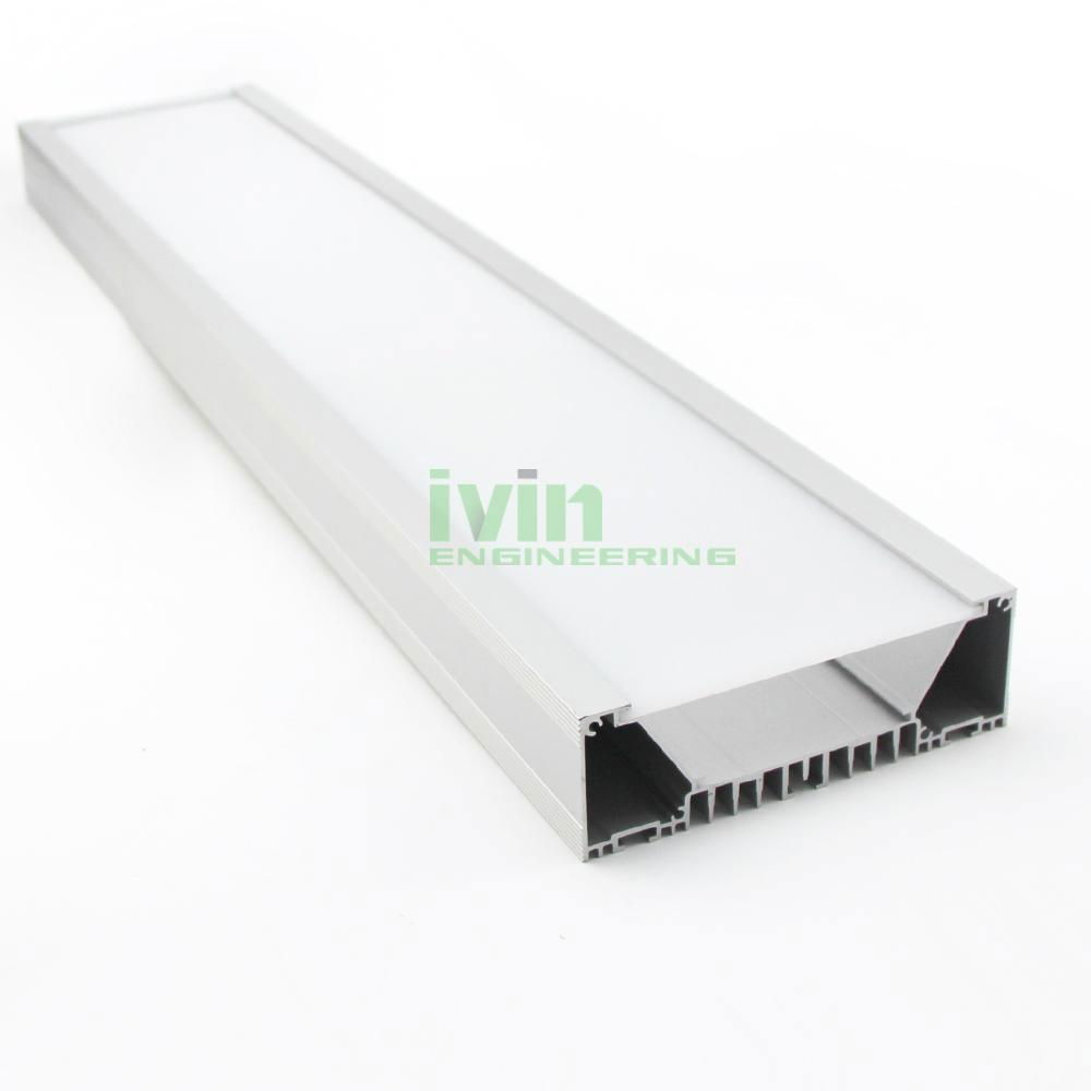 Commercial led  pendant lighting housing, LED linear low bay light heat sink . 2