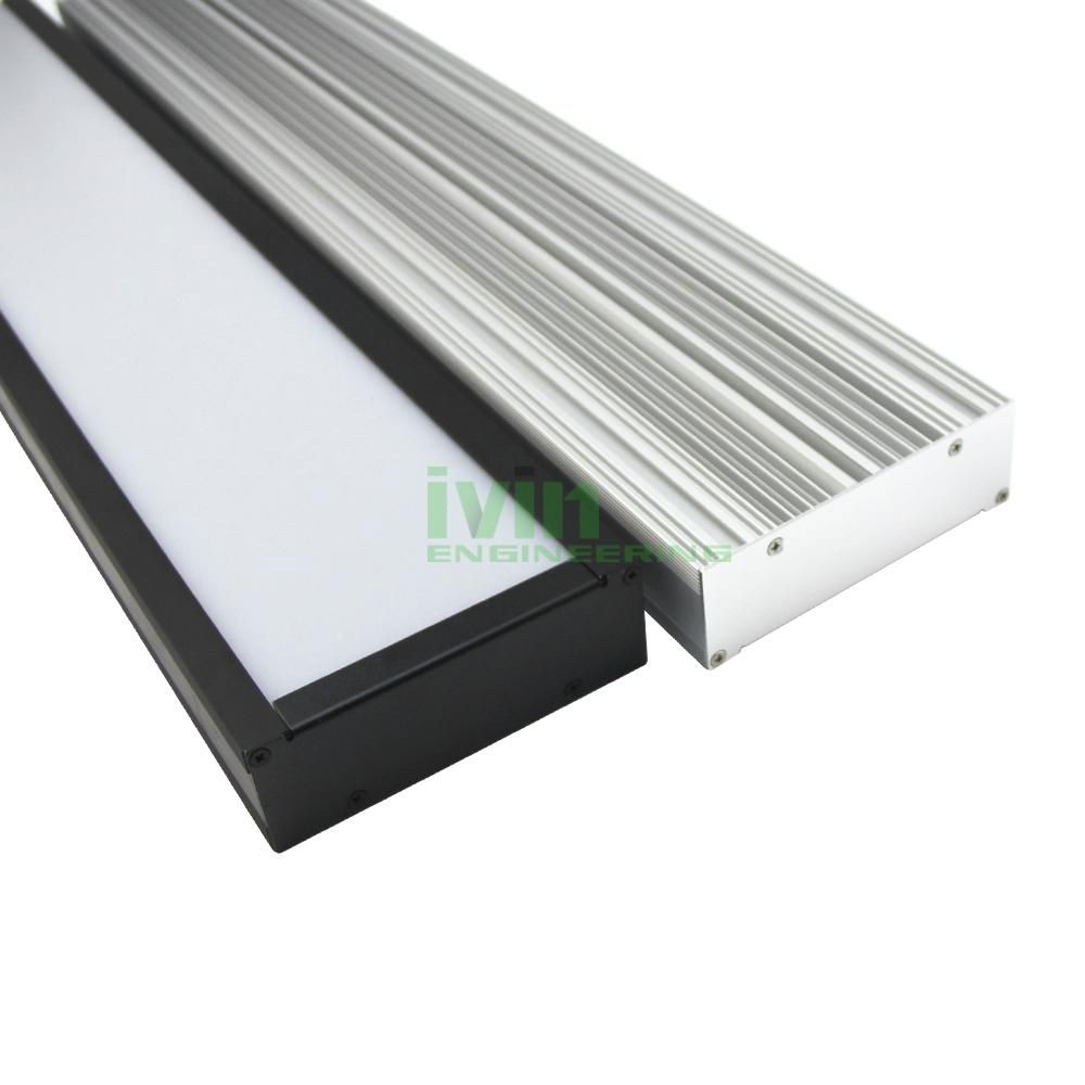 Commercial led  pendant lighting housing, LED linear low bay light heat sink . 4