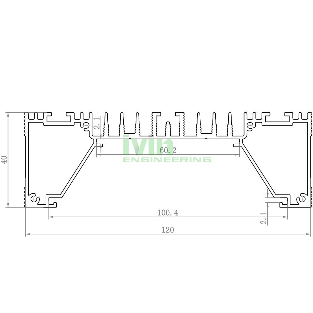 Factory led pendant lights housing, LED pendant low bay light heatsink.  3