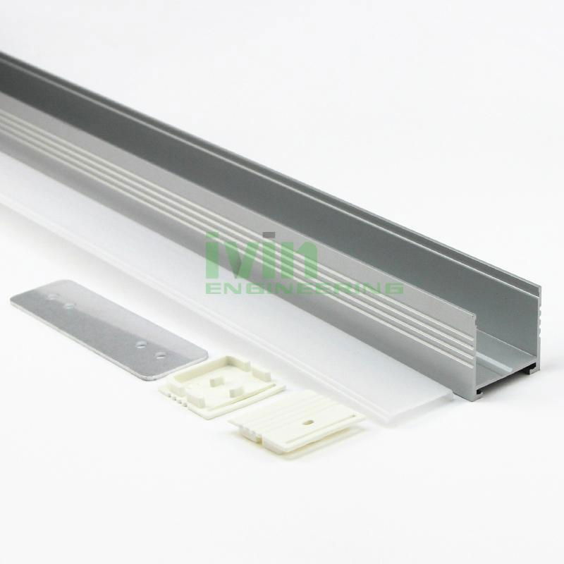 DG-3838 LED drop light heat sink, LED commercial linear pendant light housing.  4