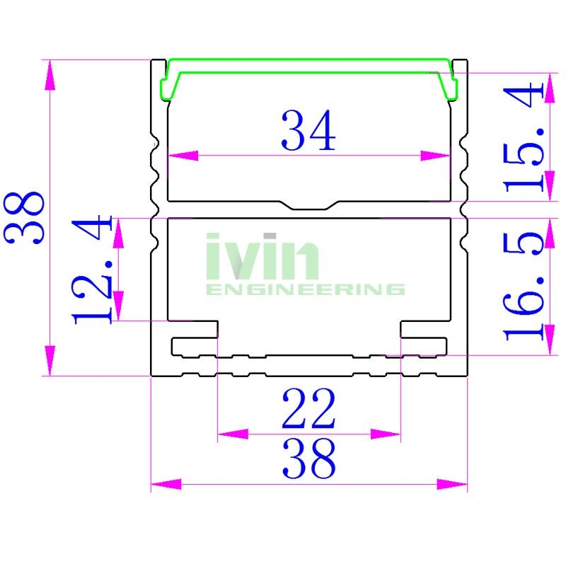 LED pendant light kit,  LED office pendant light bar, Linear suspended led light 3