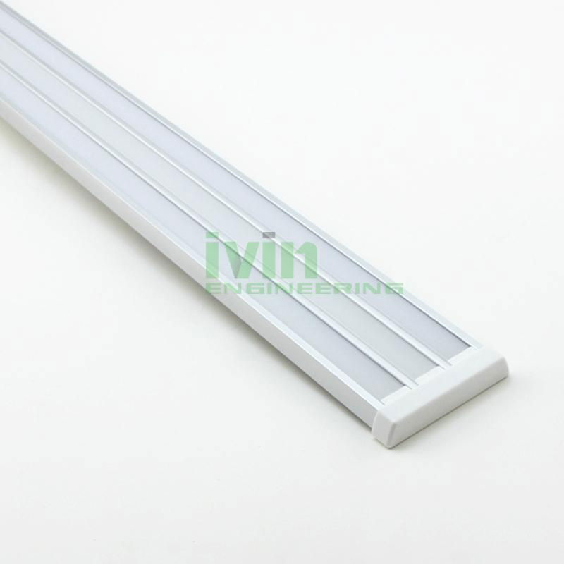 3in1 LED aluminium bar, 3 in 1 LED 3 strips linear light housing.  2