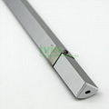 LED wall corner 90° aluminium profile , 90° corner LED linear profiles.  2