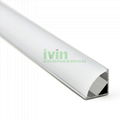 Extruded U shape aluminum profile for led strip light heat sink 