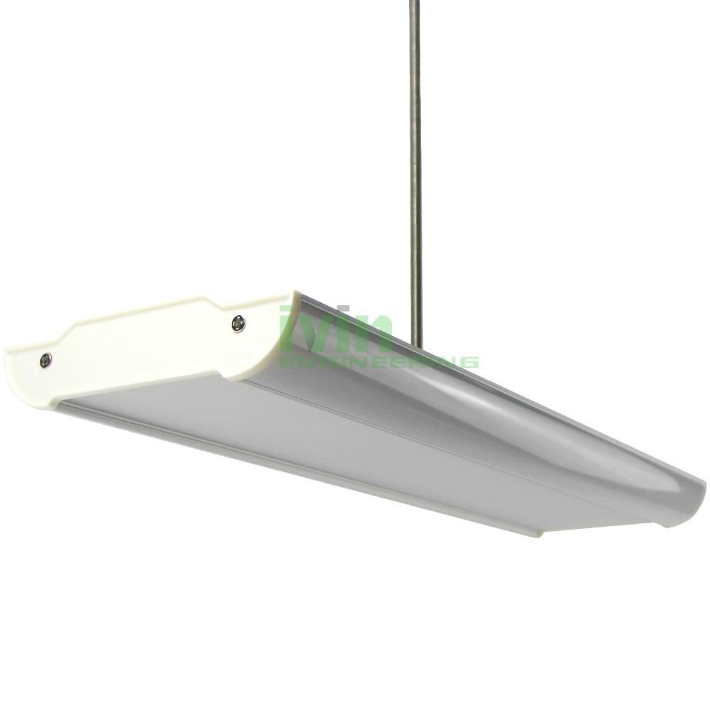 LED pendant light housing, suspended LED light heatsink 3