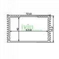 LED driver aluminum box IK-7344