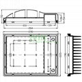 FL-D-32 LED tunnen light housing 40W 3