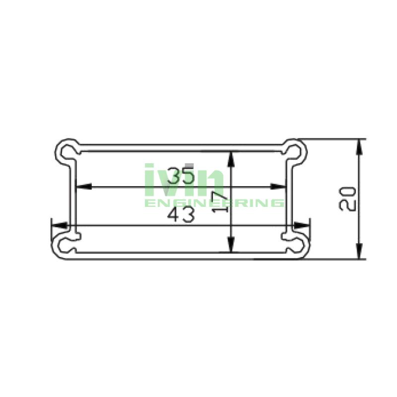 IK-4320 LED aluminum driver housing 3