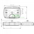 DH-300 Diecasting LED highbay driver box, highbay light driver enclosure.