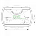 DH-300 Diecasting LED highbay driver box, highbay light driver enclosure.