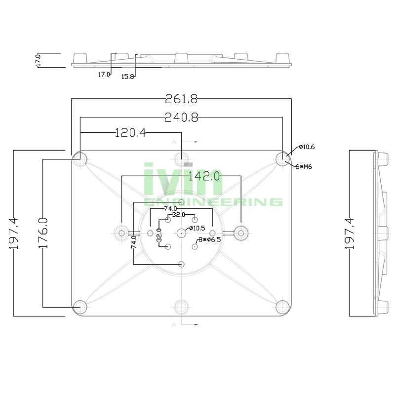 DH-400-B 400W LED HIghbay light driver casing, highpower LED driver box. 3