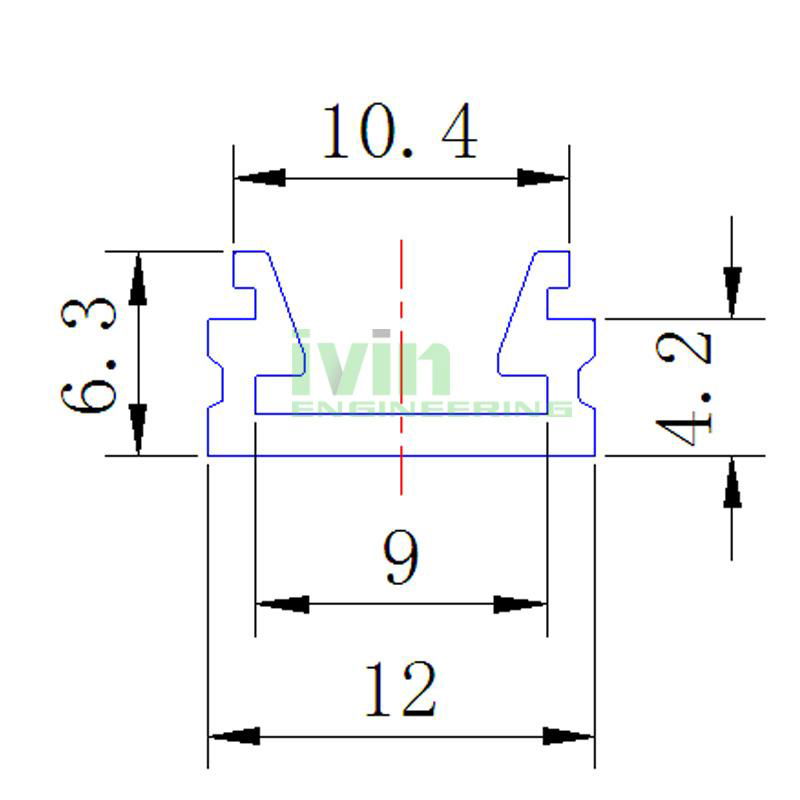 Slim size aluminum channels, slim LED profiles.  3