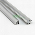 Extruded U shape aluminum profile for led strip light heat sink 