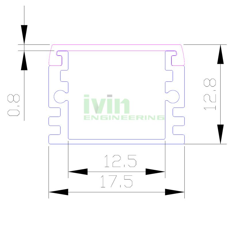  LED architecture linear light,LED architecture light housing.  2