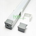 LED bar light profile, LED light channel, LED light bar housing. 