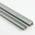 Aluminum led profile, frosted PC cover, PC diffuser, SUS304 stainss steel clips.