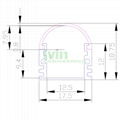 LED aluminum channel,LED Profiles Extrusions, led lens profile. 2