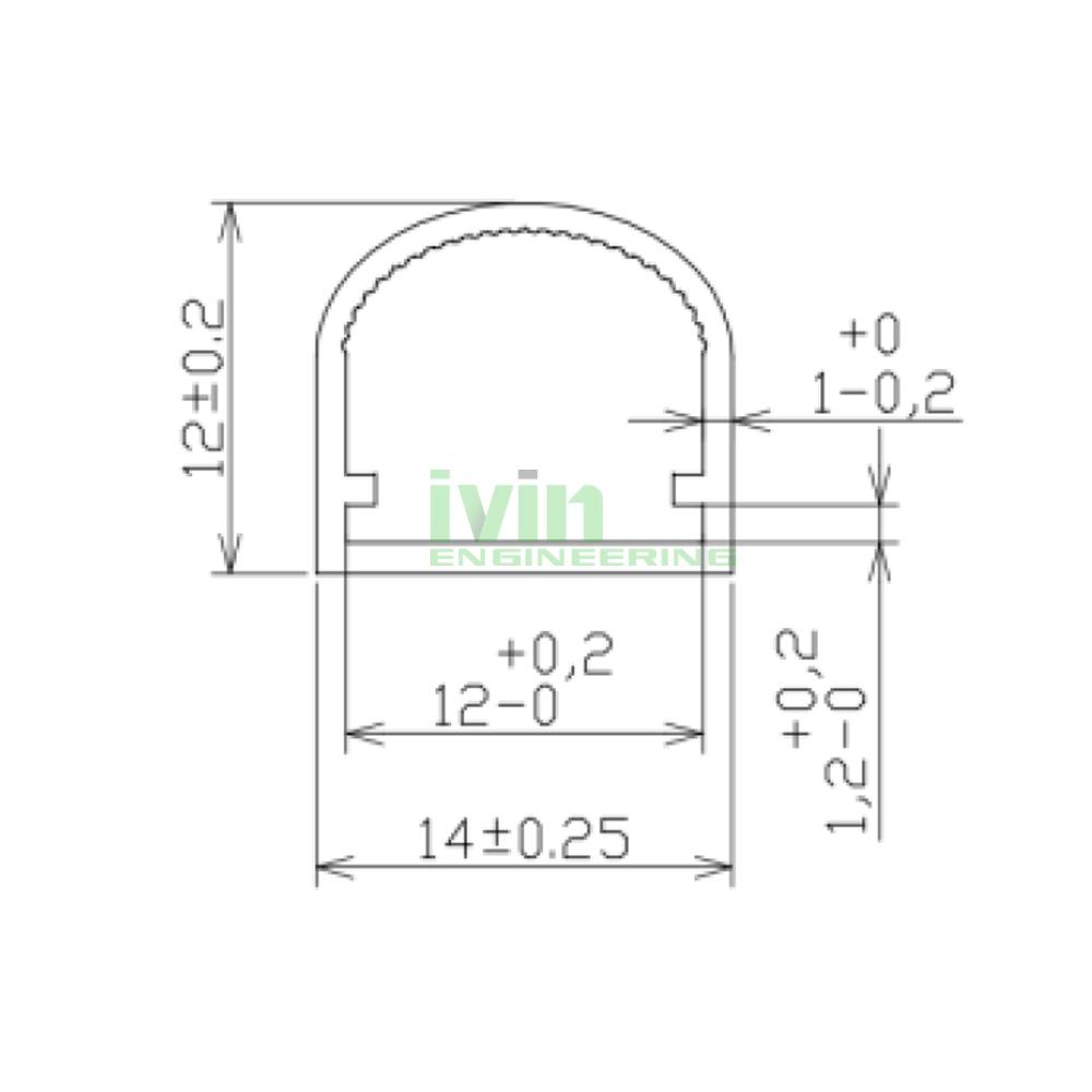 AB-P-141 PC tube light, PC linear light ,IP65 PC linear light housing.  4