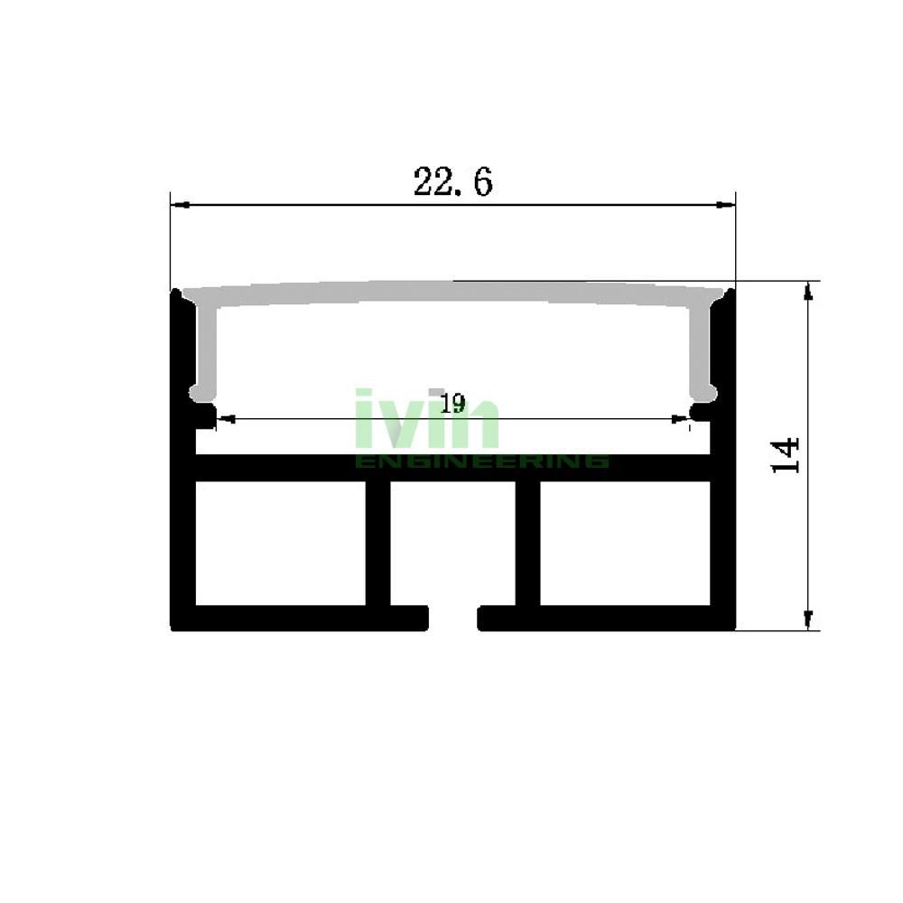 AD-2315 LED linear pensnat light kit, LED spupended linear light housing.  2