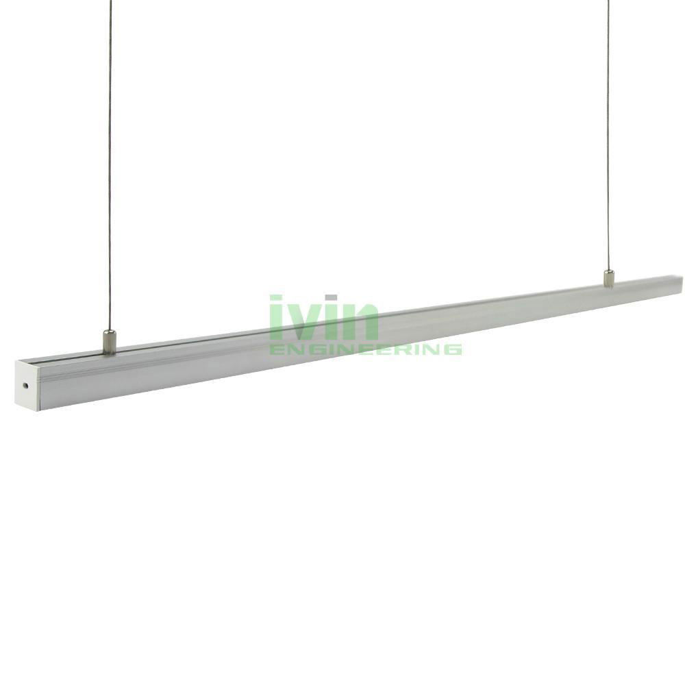 AD-2325 LED hanging linear light set, LED suspended light bar profiles. 