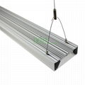 Commercial led  pendant lighting housing, LED linear low bay light heat sink .