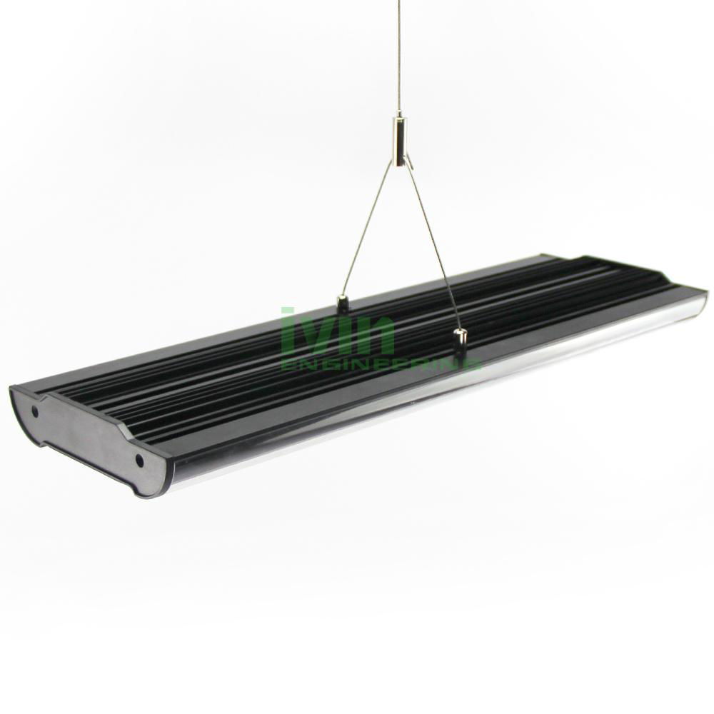 D-1650 LED factory pendant light, LED high-power hanging low bay light housing. 