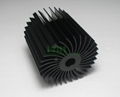 LED modular heat sink, LED module heat sink, LED heatsink module. 