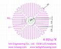 HIgh power LED heatsink, LED extrusion profiles, LED aluminium heat sink.  5