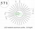 HIgh power LED heatsink, LED extrusion profiles, LED aluminium heat sink.  11