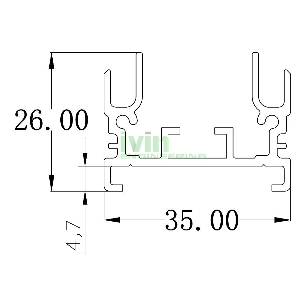 LED grow light heatsink, LED grow light casing. 3