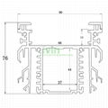 120W LED washwall light heatsink, 120W LED washwall lightfixture. 5