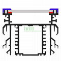 120W LED washwall light heatsink, 120W LED washwall lightfixture.