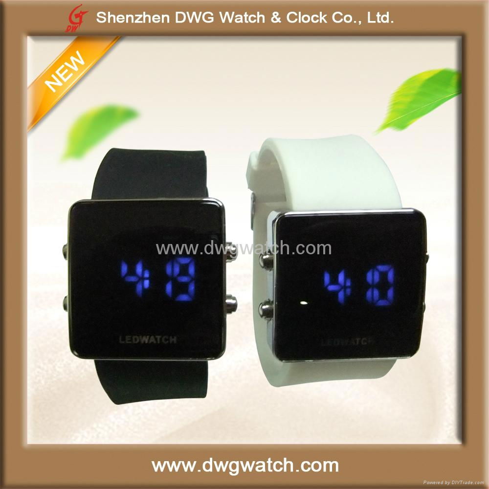 2015 New Mirror Led Watch Water Resistant  2