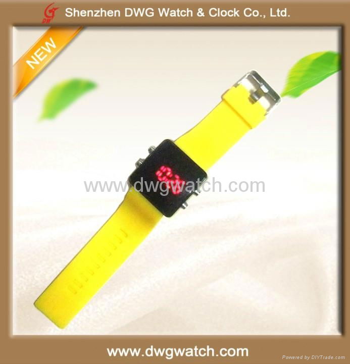 2015 New Mirror Led Watch Water Resistant  5