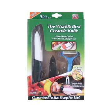 knife set with sheath ,different handle color available  4