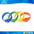 Printing Electronic Bracelet Qr Code Silicone Wristbands