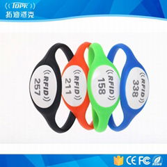 125kHz RFID Wristband, Tk4100 Em4200 Silicon Wristband