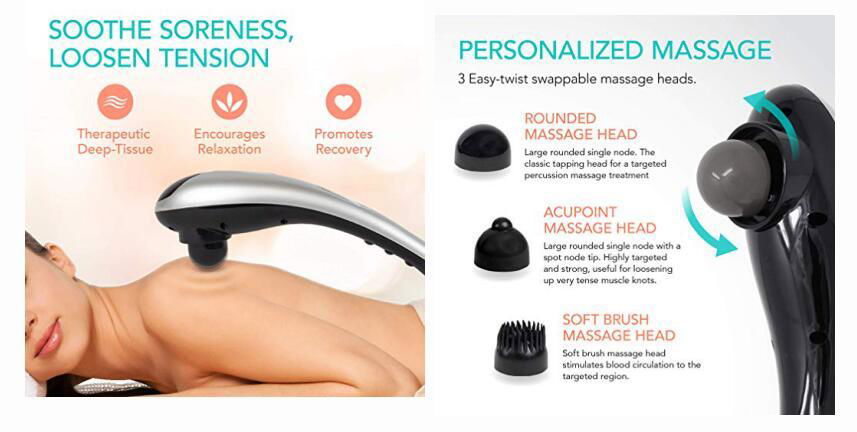 Cordless Massager Rechargeable Handheld Massage Hammer 3