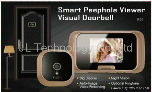 Newest hotsale 2.8 inch color TFT screen door viewer 2