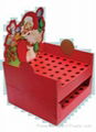 Santa Claus stationery display cases