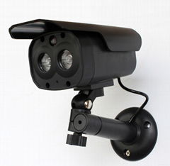 Indoor and Outdoor CCTV Dummy Camera (with LED light, Solar Powered)