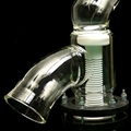 Glass fittings for laboratory instruments