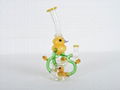 Christmas style glass bong, high