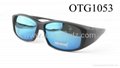 OTG1053 yellow night vision driving overfit polaroid sunglasses fishing glasses
