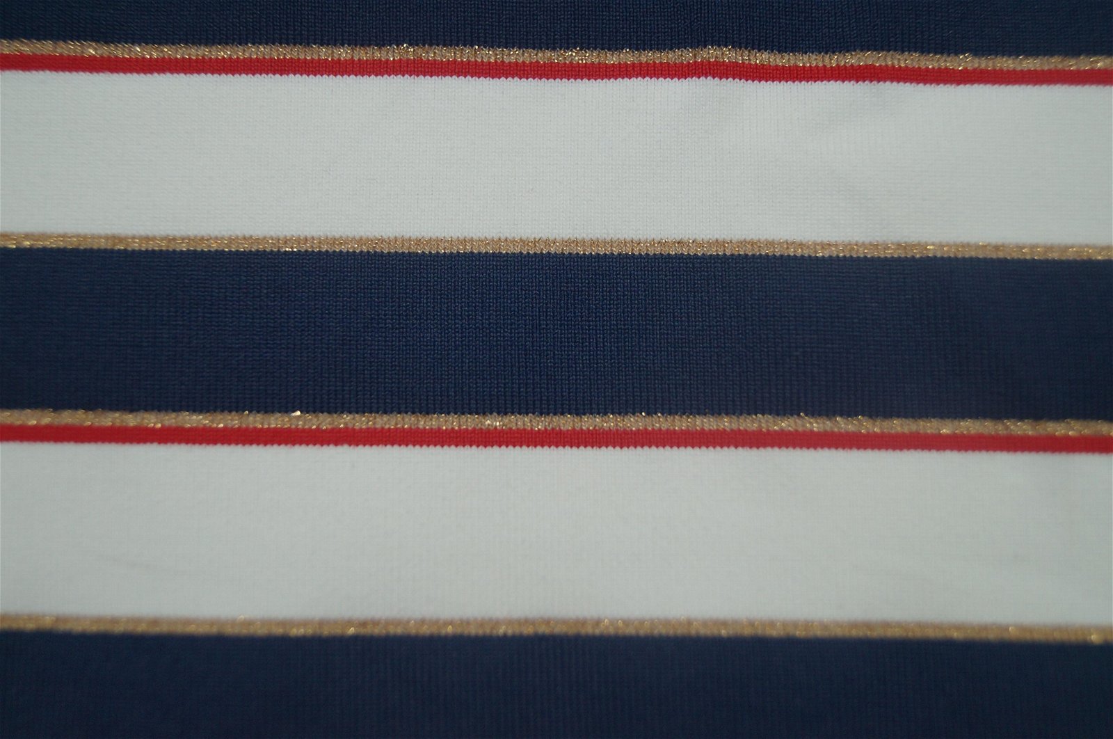 Yarn-dyed nylon polyamide spandex lurex stripe knitted elastic fabric 2