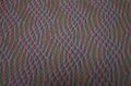 Polyester ploy spandex jacquard knitted yarn dyed elastic dyed printed fabric