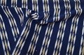 Lurex cannetille gold silver metallic stripe yarn dyed knitted elastic fabric  5