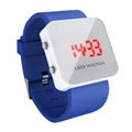 LED Watch with Mirror interface Blue 1