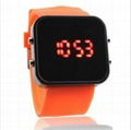 LED Watch with Mirror interface Blue 2