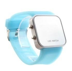 LED Watch with Mirror interface Red 5